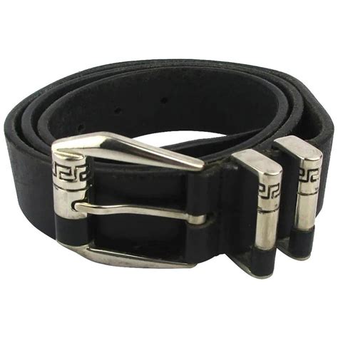 vintage mens versace belt|farfetch versace belt for men.